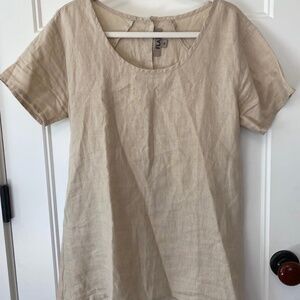 FLAX Designs Linen Tunic – Size S – Excellent condition